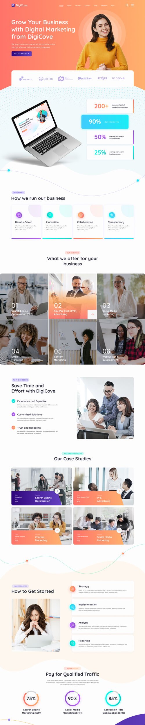 04 Homepage Digital Marketing Agency